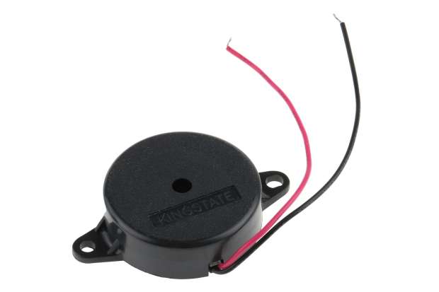 RS PRO 85分贝面板安装连续内置压电蜂鸣器,直径30毫米x厚10毫米,工作电压3V至30V直流